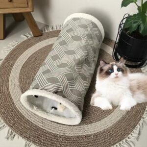 new foldable cat tunnel self amusing crawling play tunnel for indoor cats