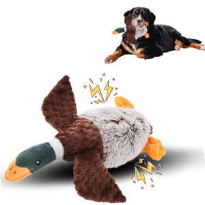 squeaky mallard duck boredom relief pet toy