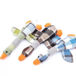 plush squeaky dog chew toy for small medium puppies | pet interactive toy