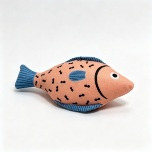 simulation plush fish cat toy with natural catnip for indoor kittens